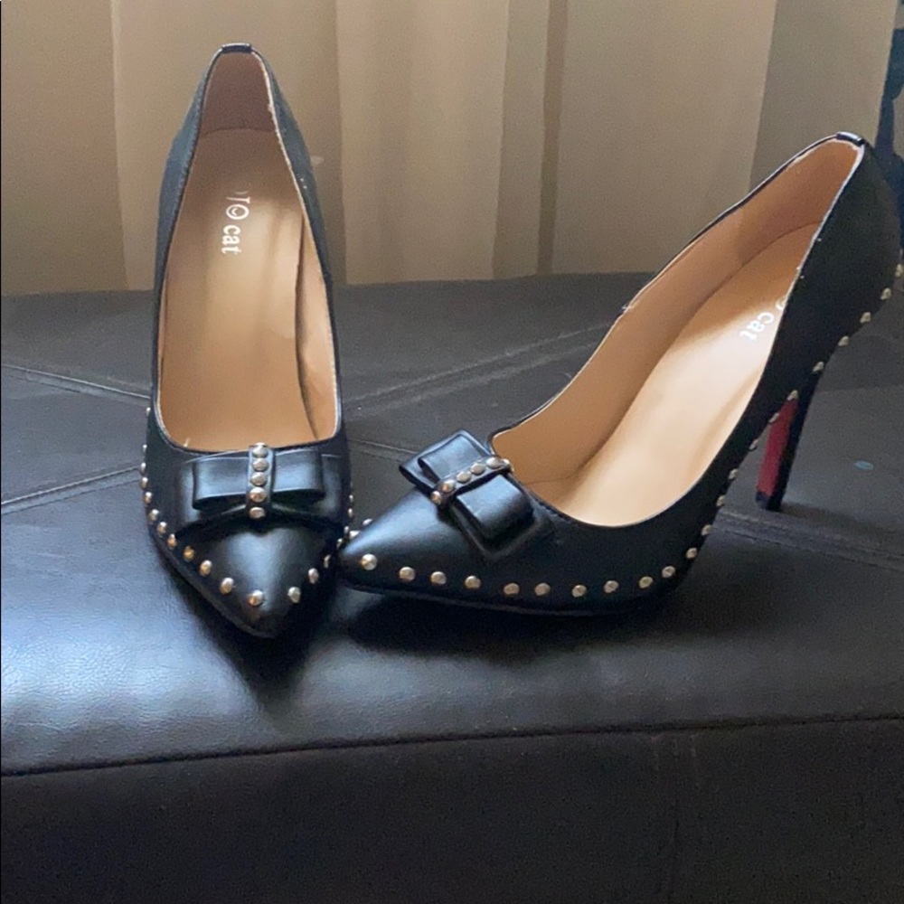 Black. Spiked heels. Brand new.
